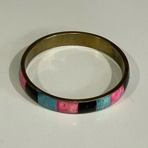 🌸FREE GIFT🌸Multicolor Stone Inlay Bangle Bracelet